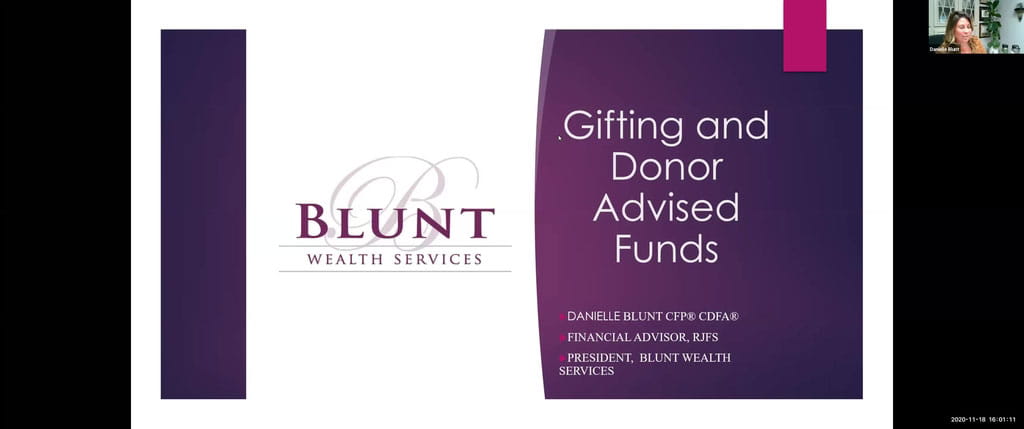 Gifting and Donor Advised Fund